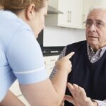 Nurse lashes out at older man
