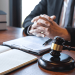 Lawyer with a court document
